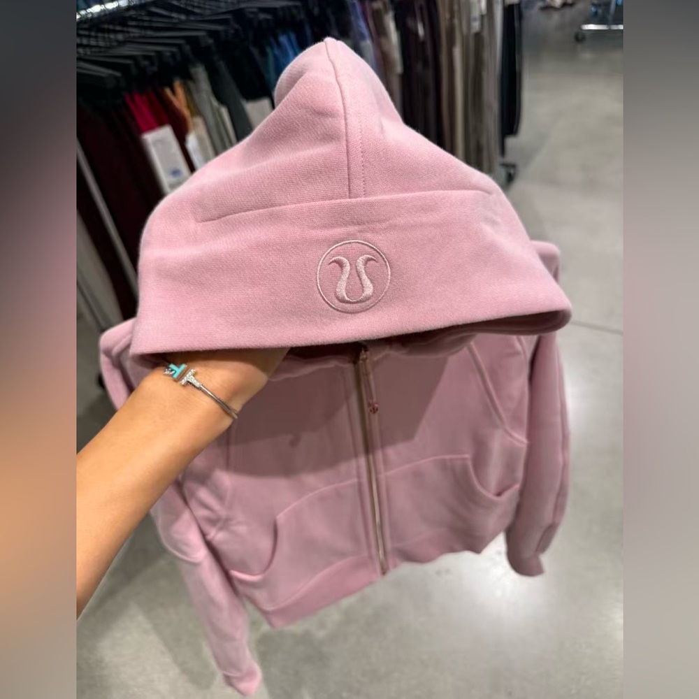 Brand New! Lululemon’s Women’s Light Pink Scuba! Size M/L - Picture 3 of 10